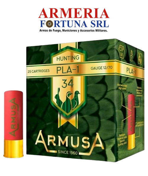 Cartuchos Cal. 12 – 34g Armusa